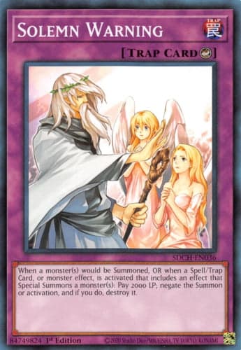 Solemn Warning - SDCH-EN036 Common 1st Edition