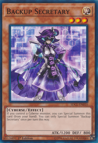 Backup Secretary - SDCL-EN010 Common 1st Edition