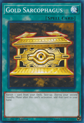 Gold Sarcophagus - SDCL-EN027 Common 1st Edition