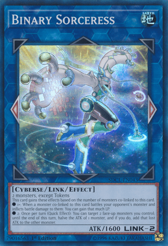 Binary Sorceress - SDCL-EN043 Super Rare 1st Edition