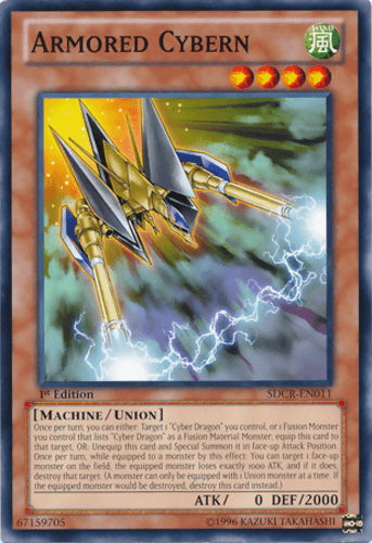 Armored Cybern - SDCR-EN011 Common 1st Edition