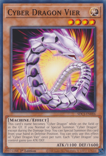 Cyber Dragon Vier - SDCS-EN006 Common 1st Edition