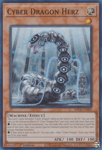Cyber Dragon Herz - SDCS-EN009 Super Rare 1st Edition