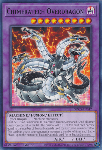 Chimeratech Overdragon - SDCS-EN042 Common 1st Edition