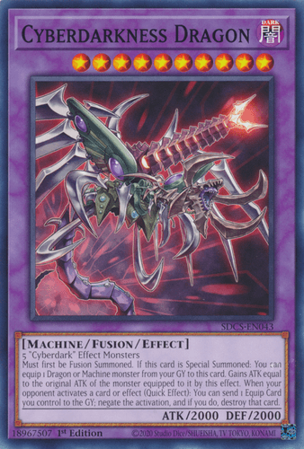 Cyberdarkness Dragon - SDCS-EN043 Common Unlimited