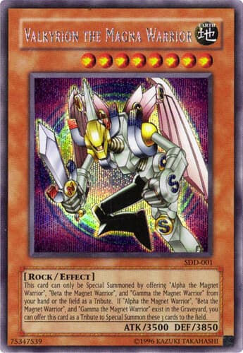 Valkyrion the Magna Warrior - SDD-001 Secret Rare Limited Edition