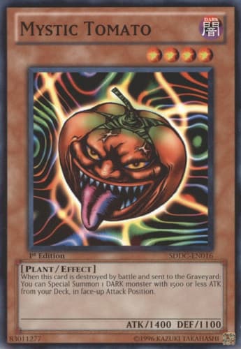 Mystic Tomato - SDDC-EN016 Common 1st Edition