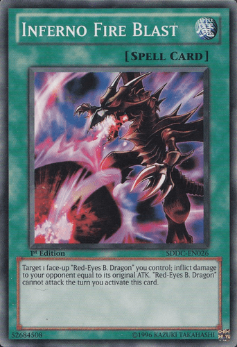 Inferno Fire Blast - SDDC-EN026 Common 1st Edition