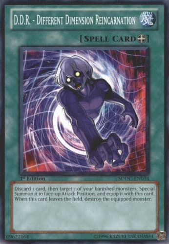 D.D.R. - Different Dimension Reincarnation - SDDC-EN034 Common 1st Edition