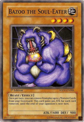 Bazoo the Soul-Eater - SDDE-EN008 Common 1st Edition
