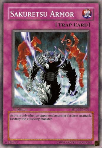 Sakuretsu Armor - SDDE-EN033 Common 1st Edition