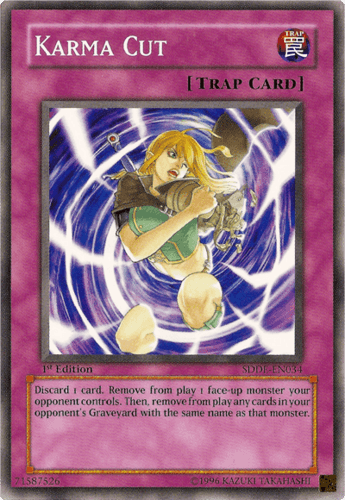 Karma Cut - SDDE-EN034 Common 1st Edition