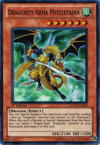 Dragunity Arma Mystletainn - SDDL-EN002 Super Rare Unlimited