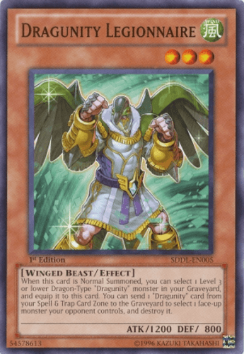 Dragunity Legionnaire - SDDL-EN005 Common 1st Edition