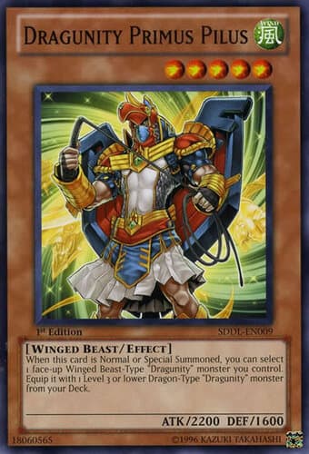 Dragunity Primus Pilus - SDDL-EN009 Common 1st Edition