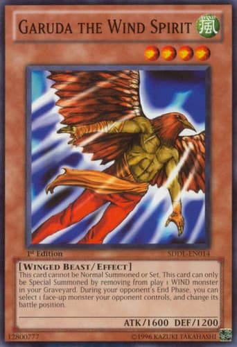 Garuda the Wind Spirit - SDDL-EN014 Common Unlimited