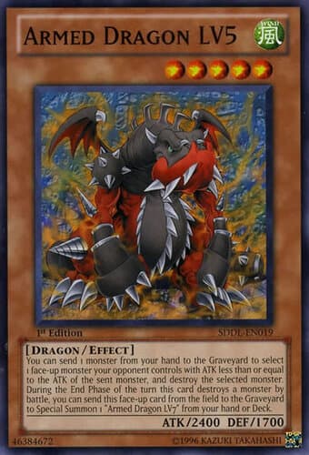 Armed Dragon LV5 - SDDL-EN019 Common 1st Edition