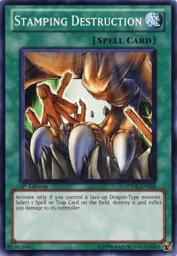 Stamping Destruction - SDDL-EN026 Common Unlimited
