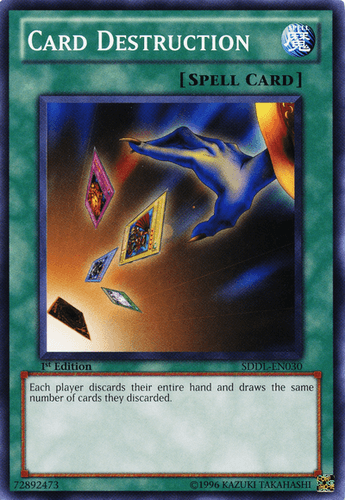 Card Destruction - SDDL-EN030 Common 1st Edition