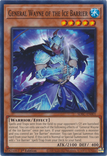 General Wayne of the Ice Barrier - SDFC-EN001 Common 1st Edition
