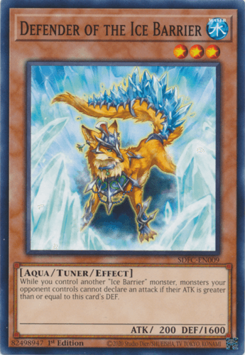 Defender of the Ice Barrier - SDFC-EN009 Common 1st Edition