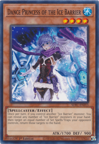 Dance Princess of the Ice Barrier - SDFC-EN013 Common 1st Edition