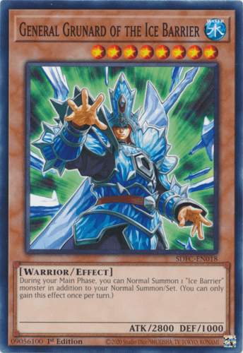 General Grunard of the Ice Barrier - SDFC-EN018 Common 1st Edition