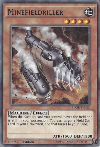 Minefieldriller - SDGR-EN015 Common 1st Edition