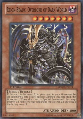Reign-Beaux, Overlord of Dark World - SDGU-EN014 Common Unlimited