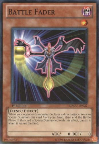 Battle Fader - SDGU-EN022 Common 1st Edition