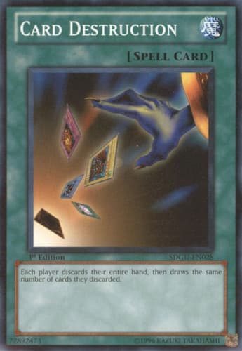 Card Destruction - SDGU-EN028 Common 1st Edition