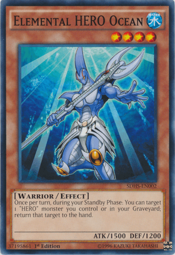 Elemental HERO Ocean - SDHS-EN002 Common 1st Edition