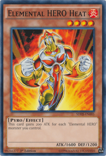 Elemental HERO Heat - SDHS-EN005 Common 1st Edition