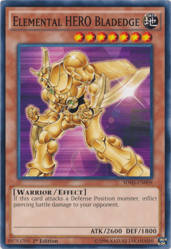 Elemental HERO Bladedge - SDHS-EN009 Common 1st Edition