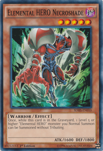 Elemental HERO Necroshade - SDHS-EN010 Common Unlimited