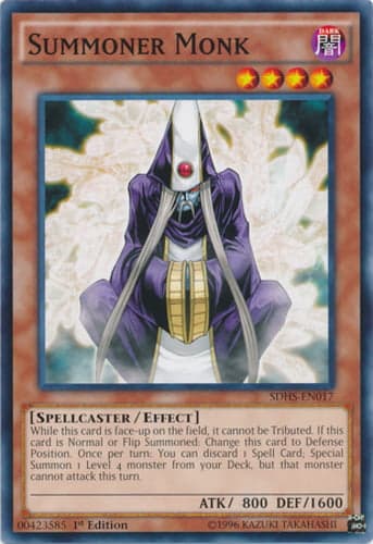 Summoner Monk - SDHS-EN017 Common 1st Edition
