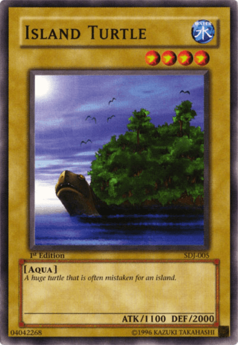 Island Turtle - SDJ-005 Common 1st Edition