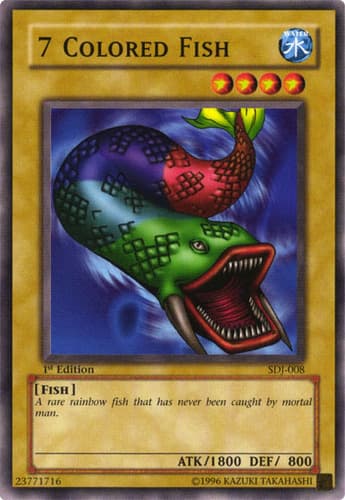 7 Colored Fish - SDJ-008 Common 1st Edition