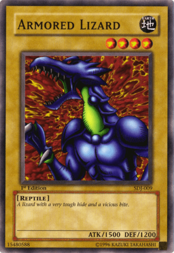 Armored Lizard - SDJ-009 Common 1st Edition