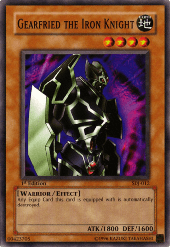 Gearfried the Iron Knight - SDJ-012 Common 1st Edition