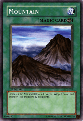 Mountain - SDJ-037 Common 1st Edition