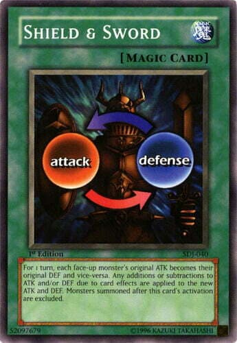 Shield & Sword - SDJ-040 Common 1st Edition