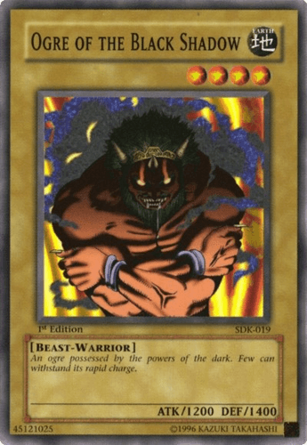 Ogre of the Black Shadow - SDK-019 Common 1st Edition
