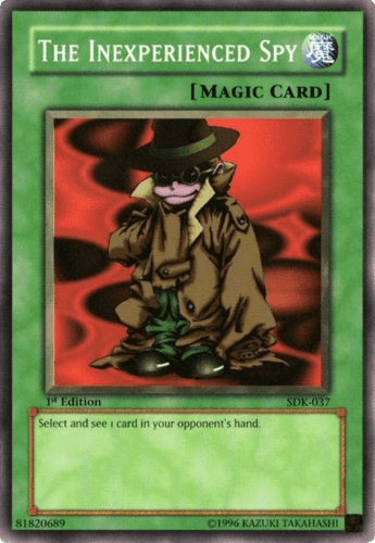 The Inexperienced Spy - SDK-037 Common 1st Edition