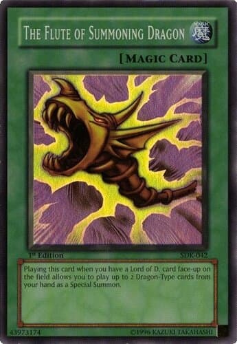 The Flute of Summoning Dragon - SDK-042 Super Rare 1st Edition