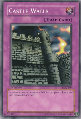 Castle Walls - SDK-049 Common 1st Edition