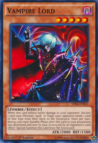 Vampire Lord - SDKS-EN012 Common 1st Edition