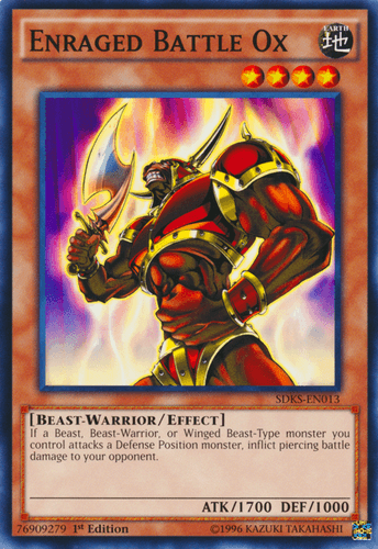 Enraged Battle Ox - SDKS-EN013 Common 1st Edition