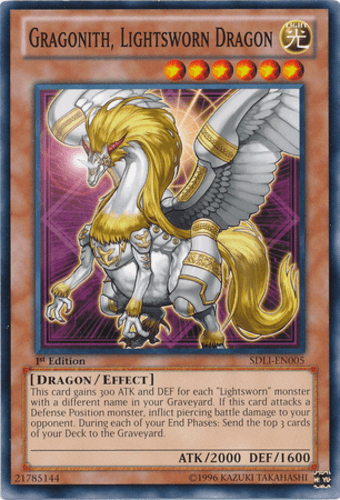 Gragonith, Lightsworn Dragon - SDLI-EN005 Common 1st Edition