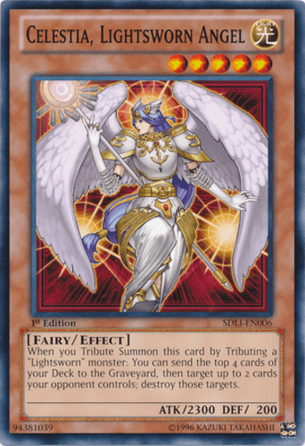 Celestia, Lightsworn Angel - SDLI-EN006 Common 1st Edition